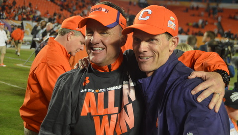 Is the last time Chad Morris and Brent Venables will coach together?